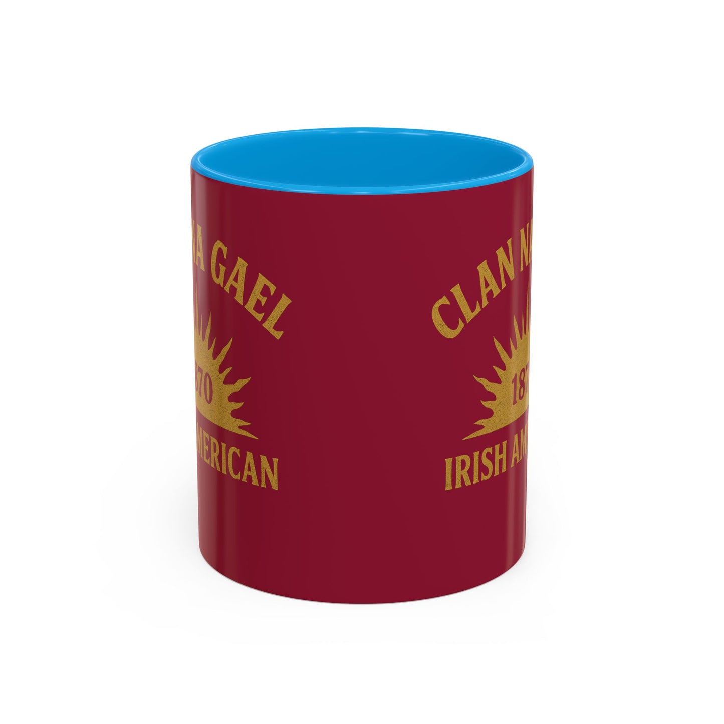 "Clan na Gael - Irish American", Colorful Mugs (11oz, 15oz) (Fénechas Red)