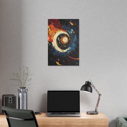 "Shatterdawn Vortex", Stretched Classic Canvas Fine Art Print