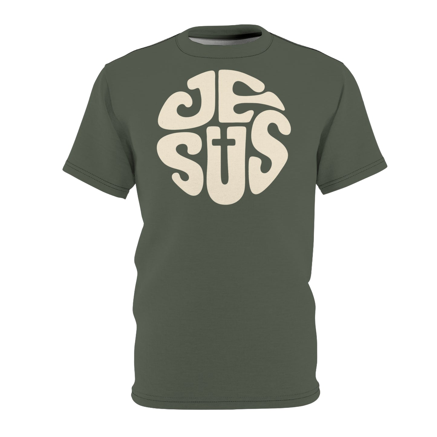 "Retro Jesus", Unisex T-shirt (Ebony Tree)