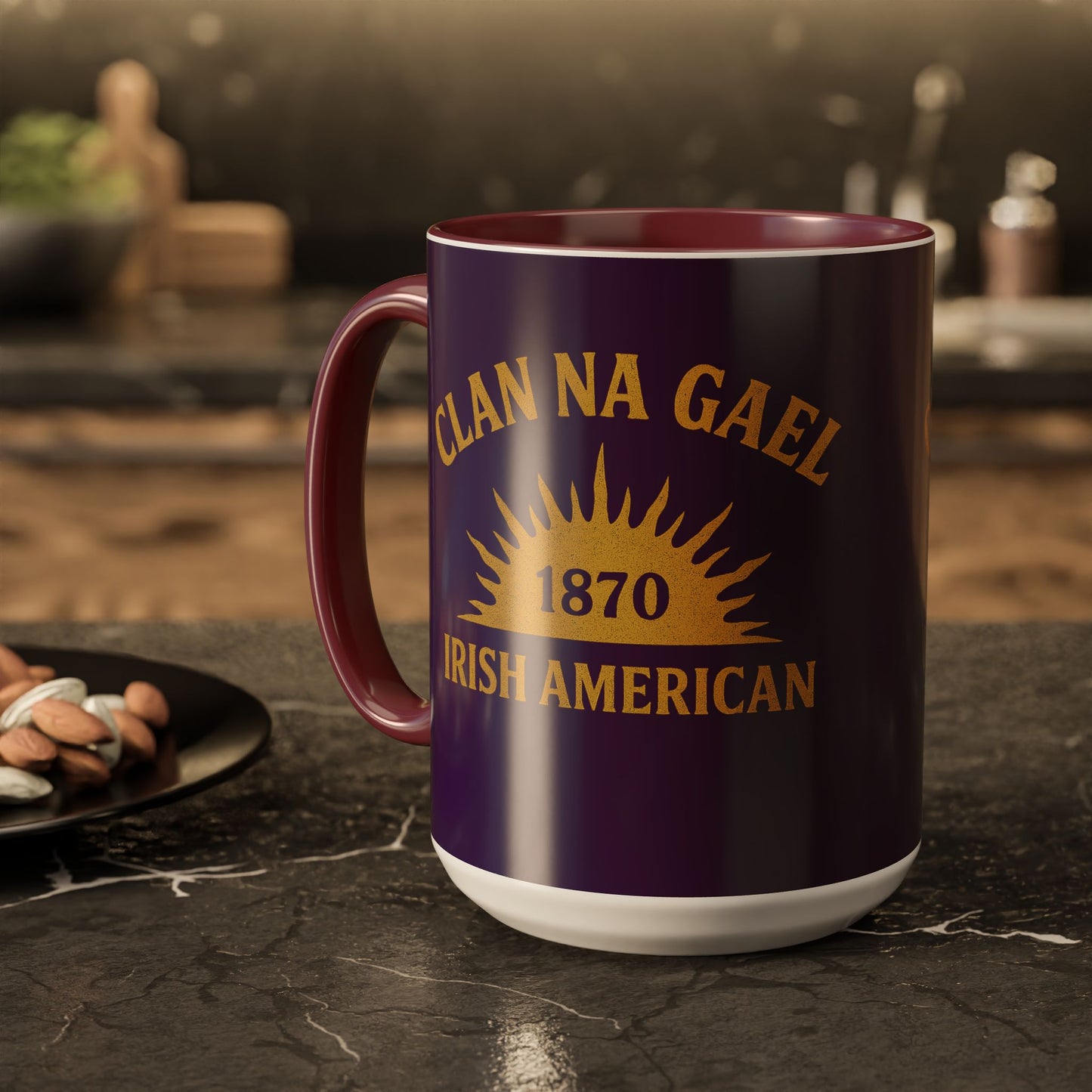 "Clan na Gael - Irish American", Colorful Mugs (11oz, 15oz) (3B0A4F)