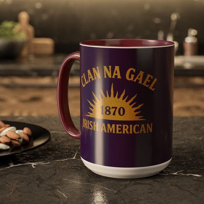 "Clan na Gael - Irish American", Colorful Mugs (11oz, 15oz) (3B0A4F)