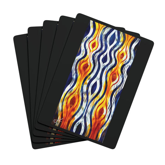 "Reunion of Eternal Souls", Fine Art Playing Cards (70's Black)
