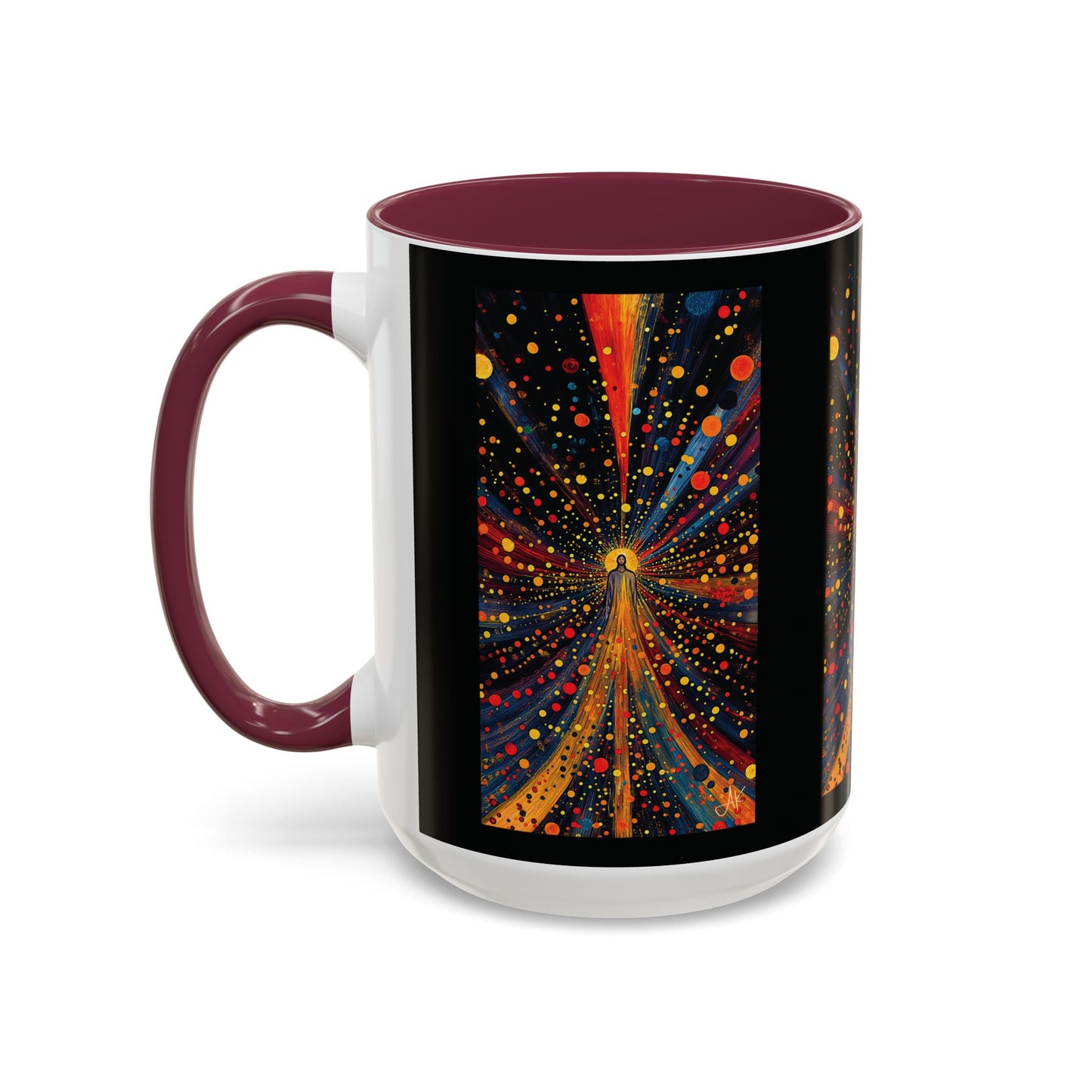 "Illuminated by Grace - 2 Corinthians 4:6", Colorful Mugs (11oz & 15oz)