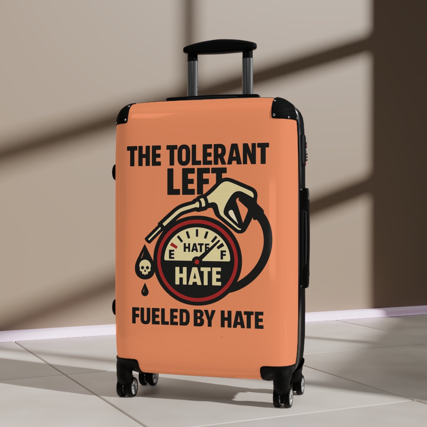 "The Tolerant Left", Suitcase (Atomic Tangerine)