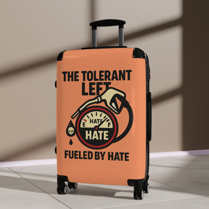 "The Tolerant Left", Suitcase (Atomic Tangerine)