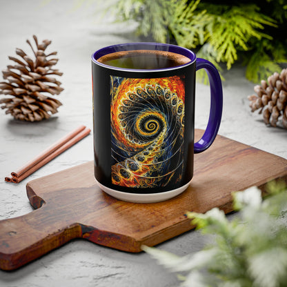 "Beauty of His Design", Colorful Mugs (11oz, 15oz)