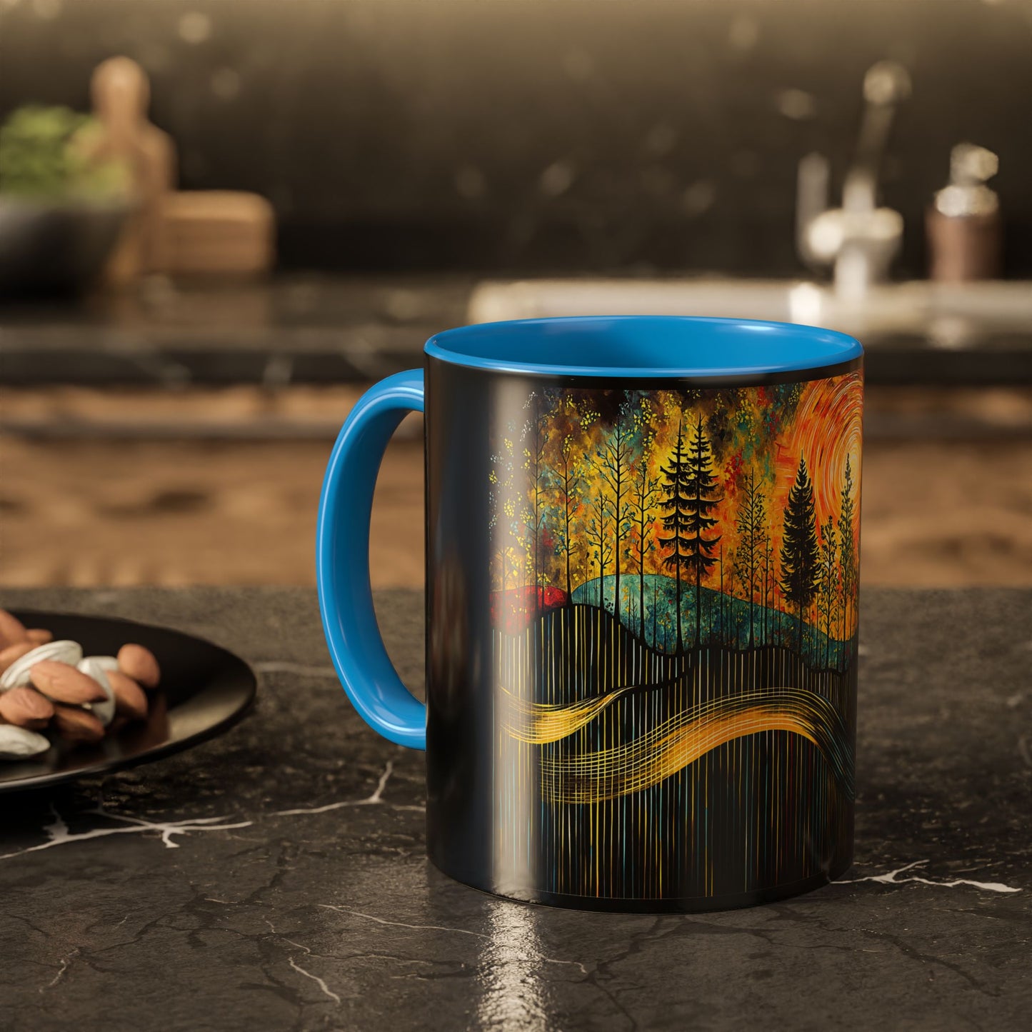 "Sacred Resonance", Colorful Mugs (11oz, 15oz)