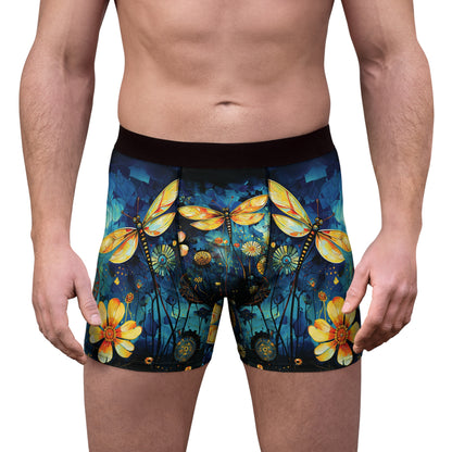 "Lucky Day Dragonflies", Men's Boxer Briefs