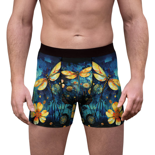 "Lucky Day Dragonflies", Men's Boxer Briefs