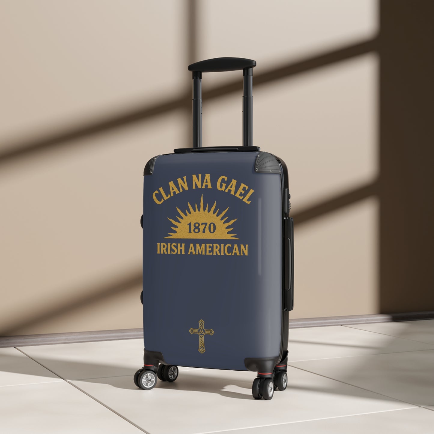 "Clan na Gael - Irish American", Suitcase (Blue Burka Grey)