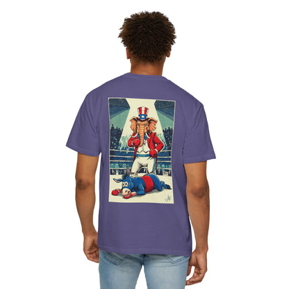 "Brutal Woke Knockout 2024", Unisex T-shirt (Dark Colors)