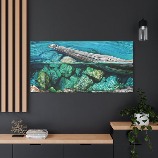 "Underkeel – Stones of the Western Sea", Fine Art Matte Canvas, Stretched, 1.25"