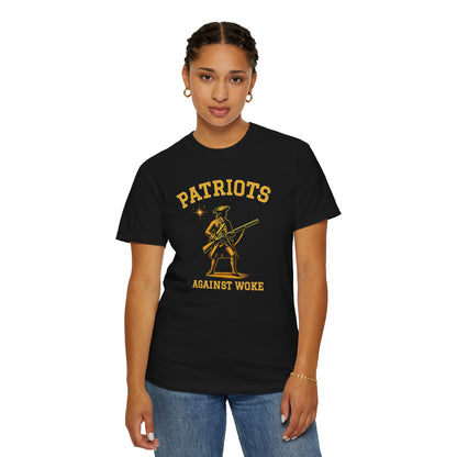 "Patriots Against Woke", Unisex T-shirt