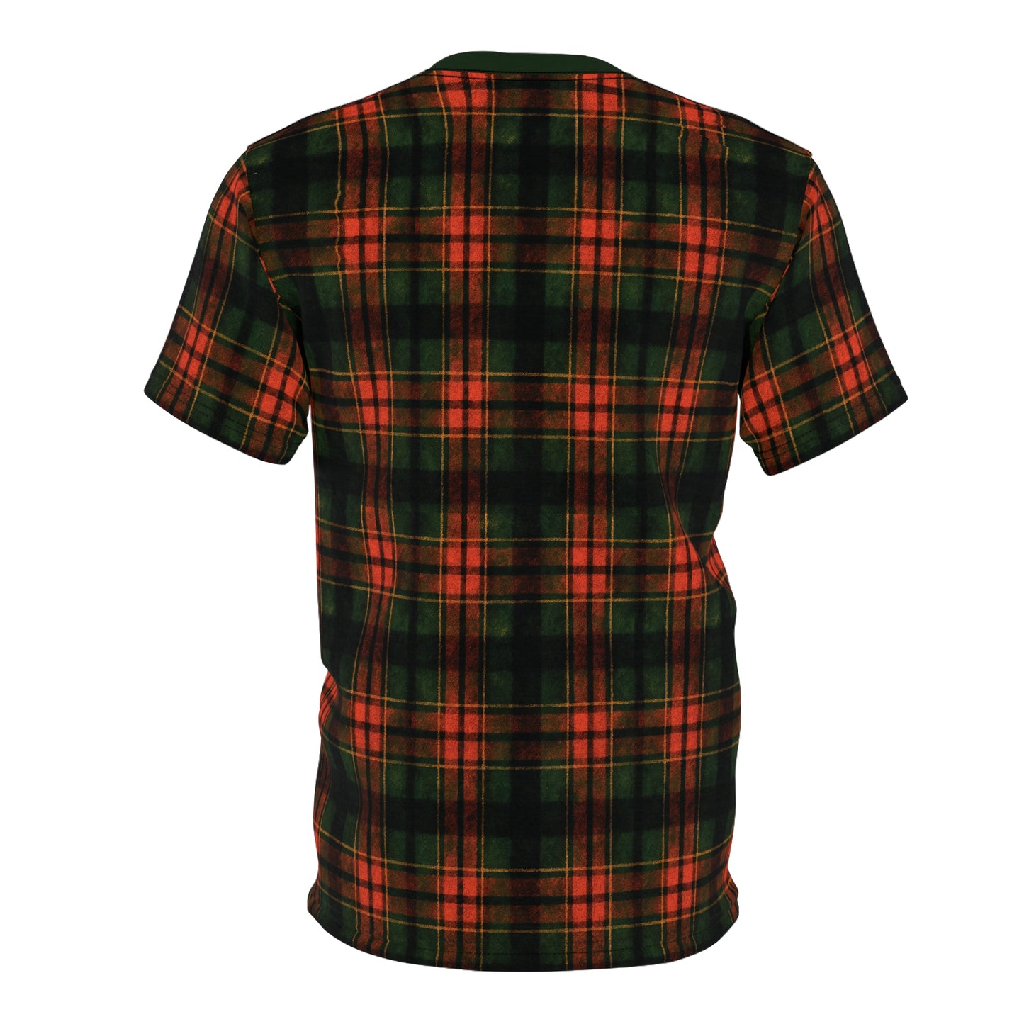"Kilmor Brieve Tartan", Unisex Tee (Brieve Green Collar)