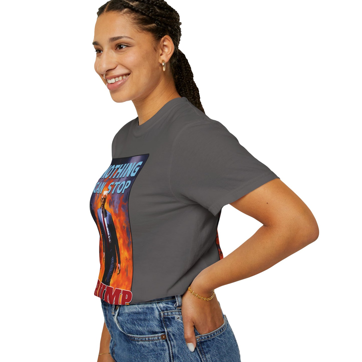 "Nothing Can Stop Trump", Unisex T-shirt (Dark Colors)