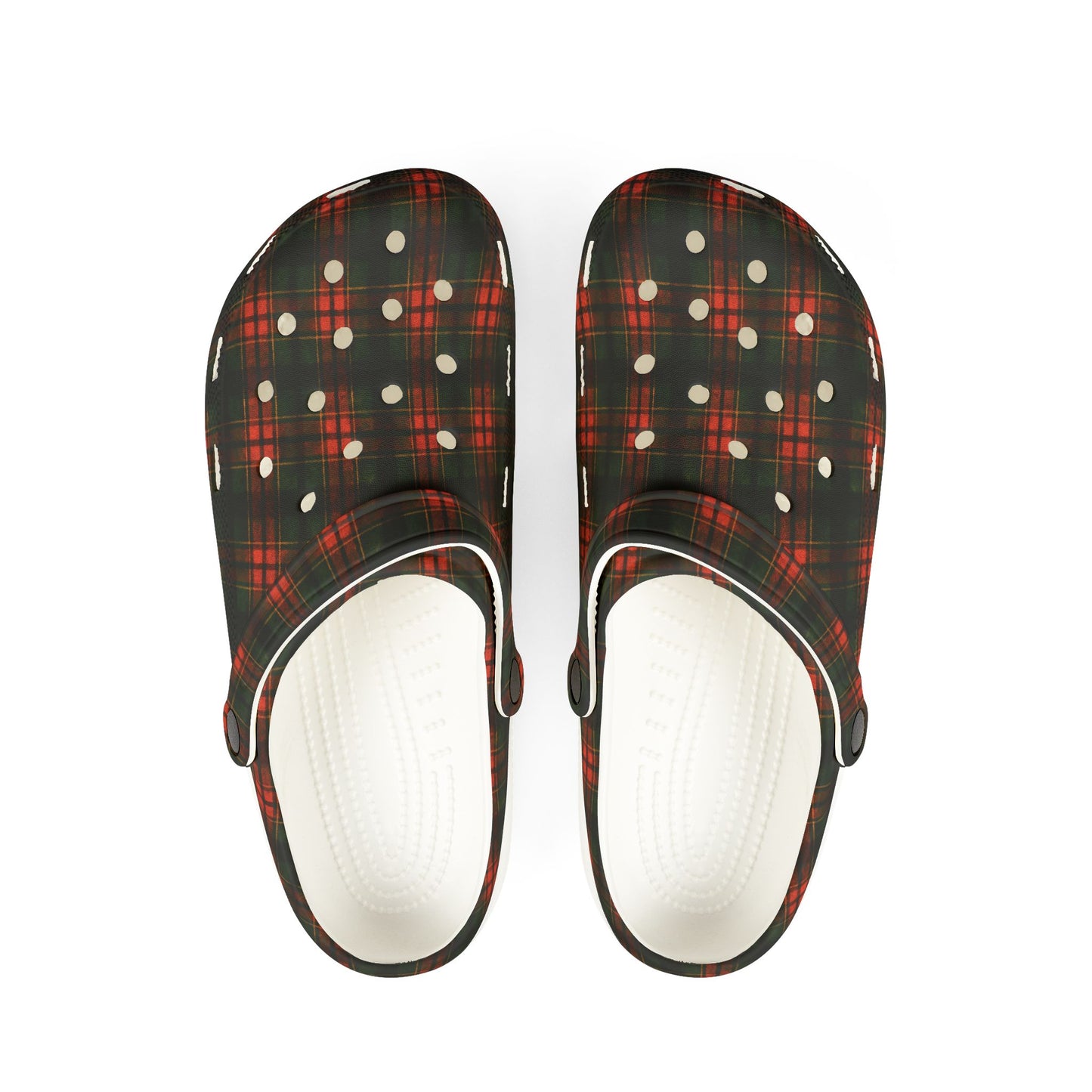 "Kilmor Brieve Tartan", Foam Rubber Clogs