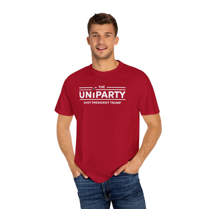 "The Uniparty Shot President Trump" #03, Unisex T-shirt