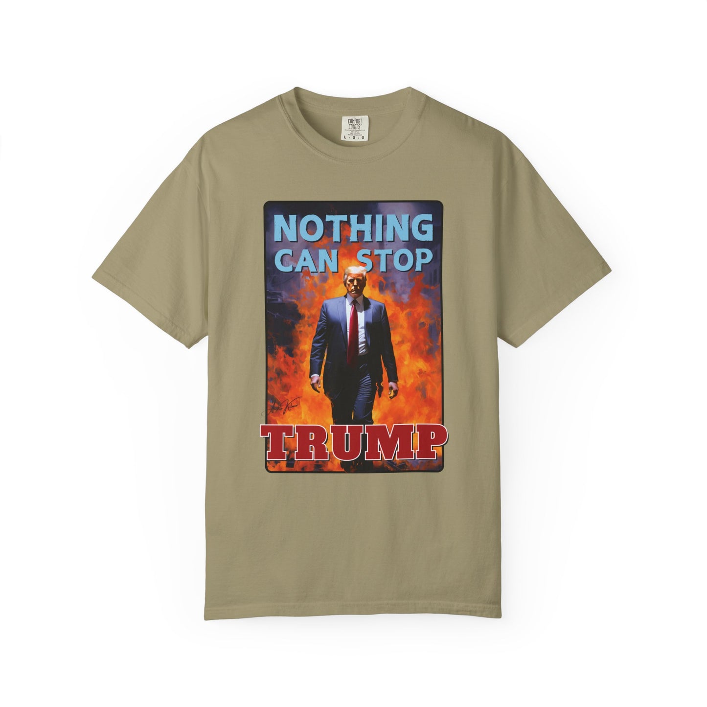"Nothing Can Stop Trump", Unisex T-shirt (Light Colors)