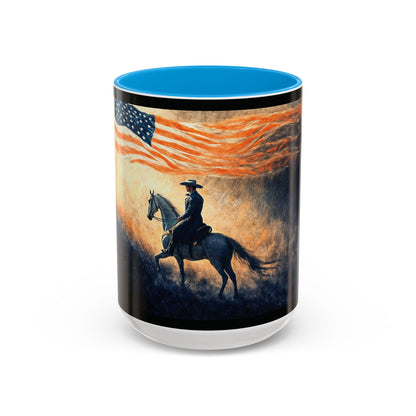 "Liberty under God", Colorful Mugs (11oz, 15oz)
