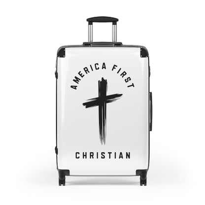 "America First Christian" #05 Suitcases (Alabaster White)