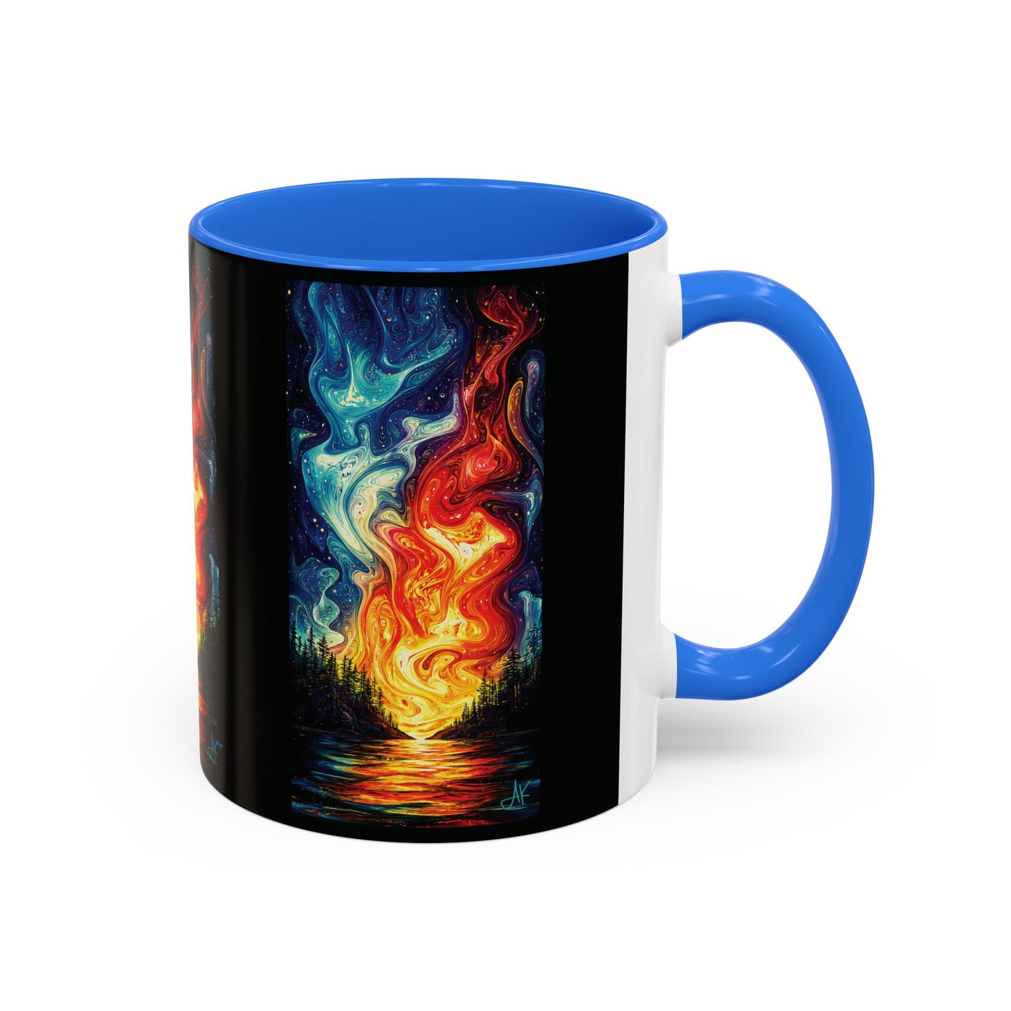 "Naomh Solus (Gaelic) - Sacred Light (English)", Colorful Mugs (11oz, 15oz)