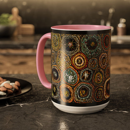 "Every Detail, His Design", Colorful Mugs (11oz, 15oz)