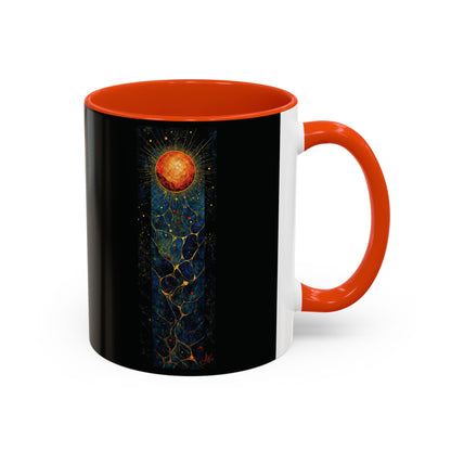 "The Living Light (John 8:12)", Colorful Mugs (11oz, 15oz)