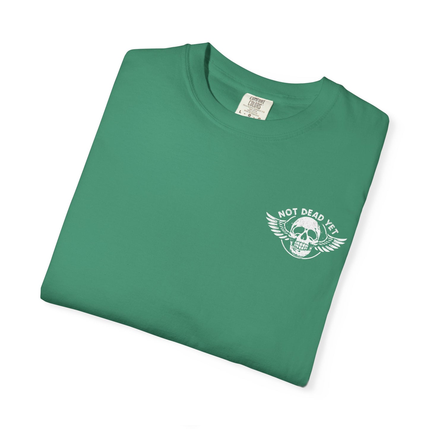 "Not Dead Yet - Winged Skull", Unisex T-shirt