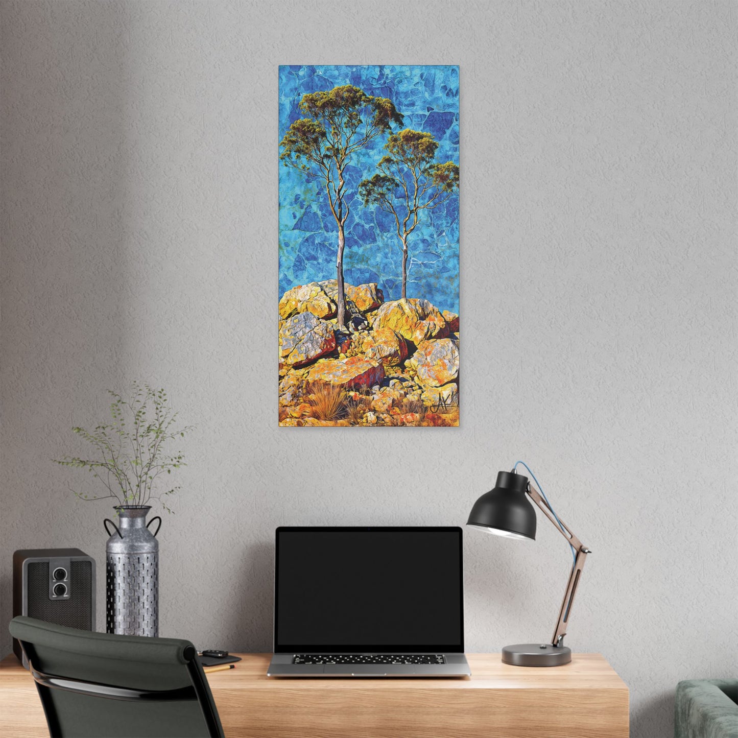 "Australian Landscape" #224, Stretched Classic Canvas Fine Art Print