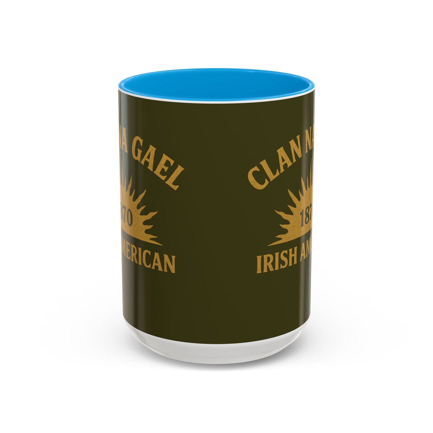 "Clan na Gael - Irish American", Colorful Mugs (11oz, 15oz) (Fianna Green)