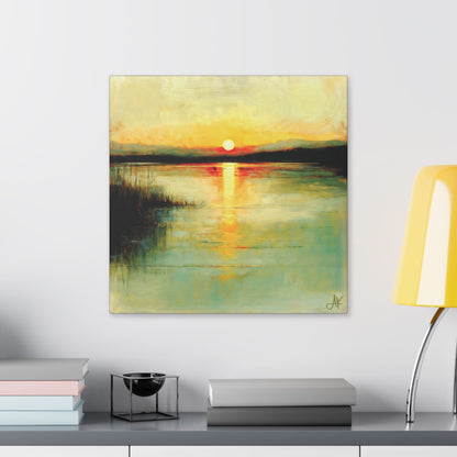 "Today Becomes Yesterday", Stretched Classic Canvas Fine Art Print