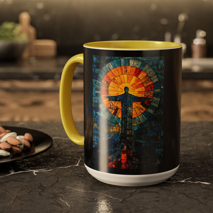 "Alpha and Omega - Revelation 22:13", Colorful Mugs (11oz, 15oz)
