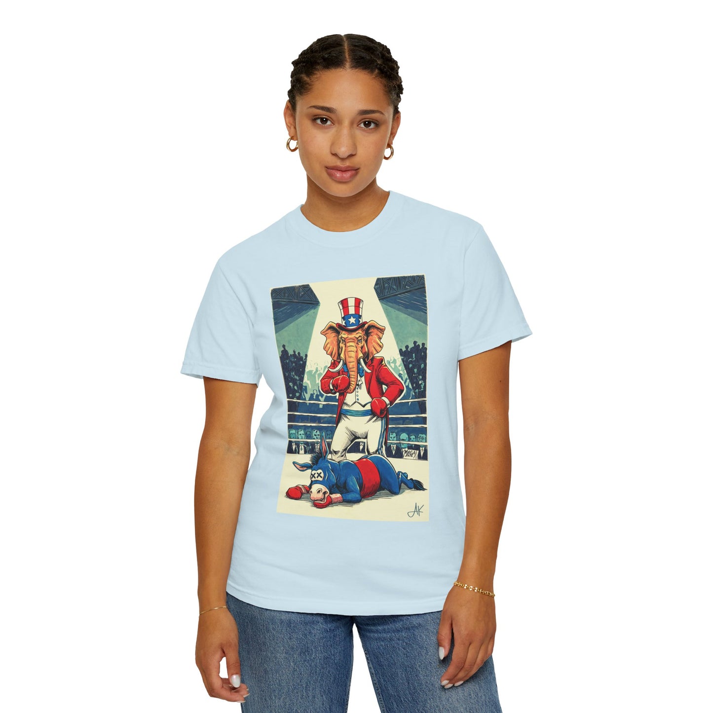 "Brutal Woke Knockout 2024", Unisex T-shirt (Light Colors)