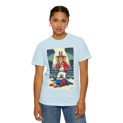 "Brutal Woke Knockout 2024", Unisex T-shirt (Light Colors)