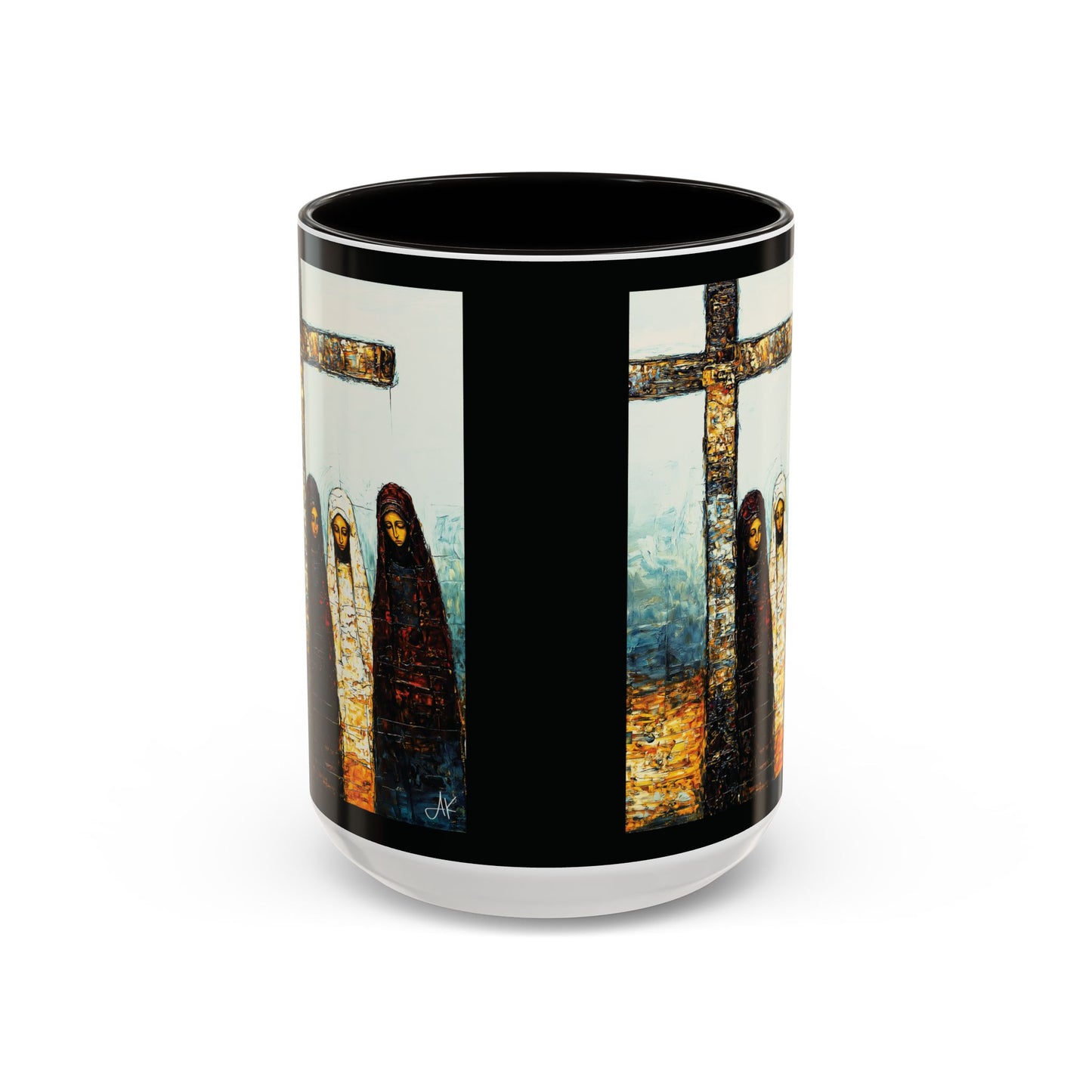 "At-the-Foot of the Cross - John 19:25", Colorful Mugs (11oz & 15oz)