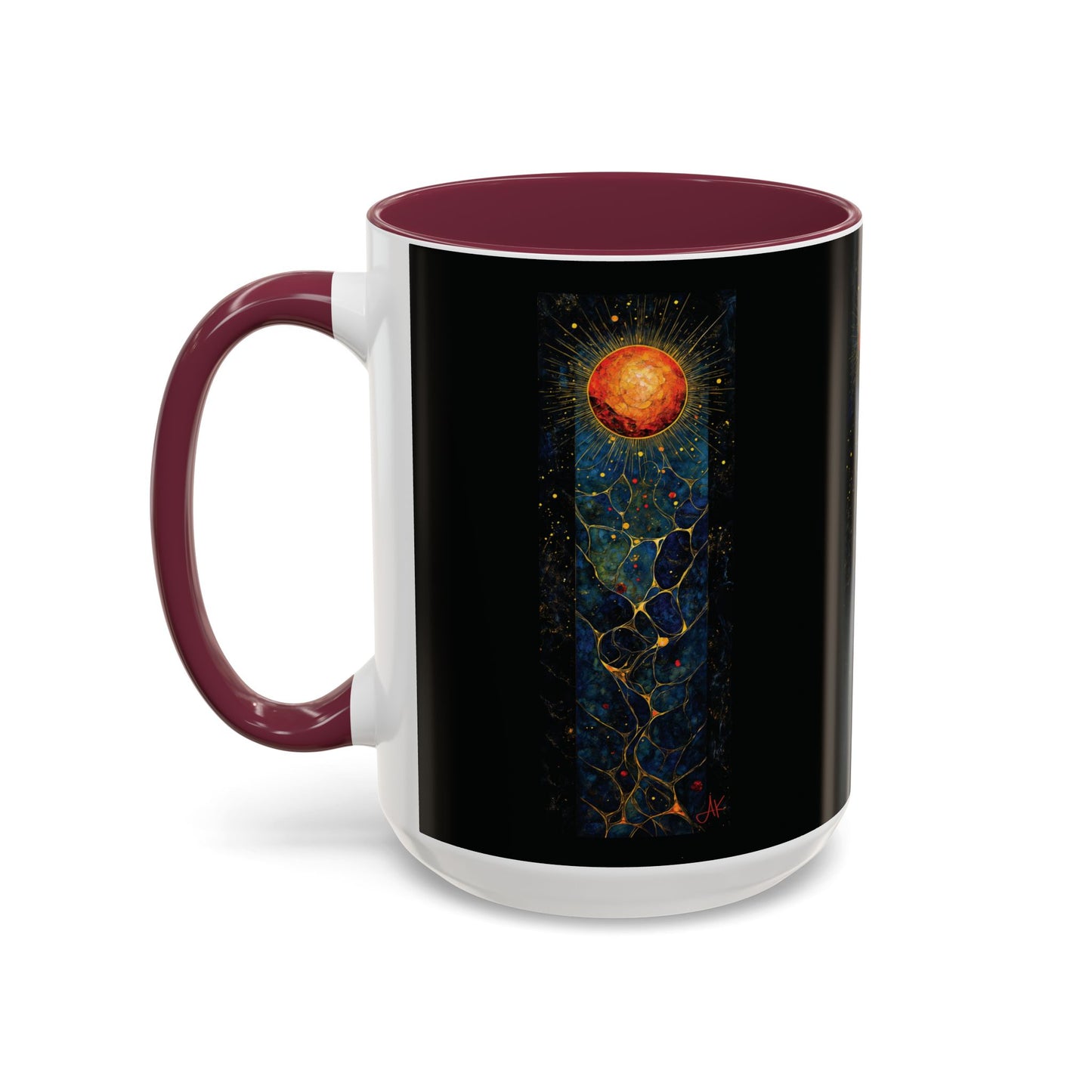 "The Living Light (John 8:12)", Colorful Mugs (11oz, 15oz)