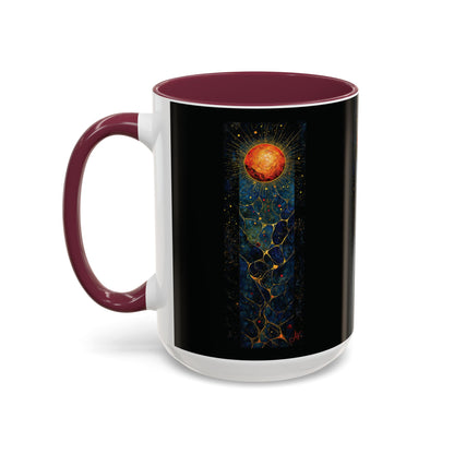 "The Living Light (John 8:12)", Colorful Mugs (11oz, 15oz)