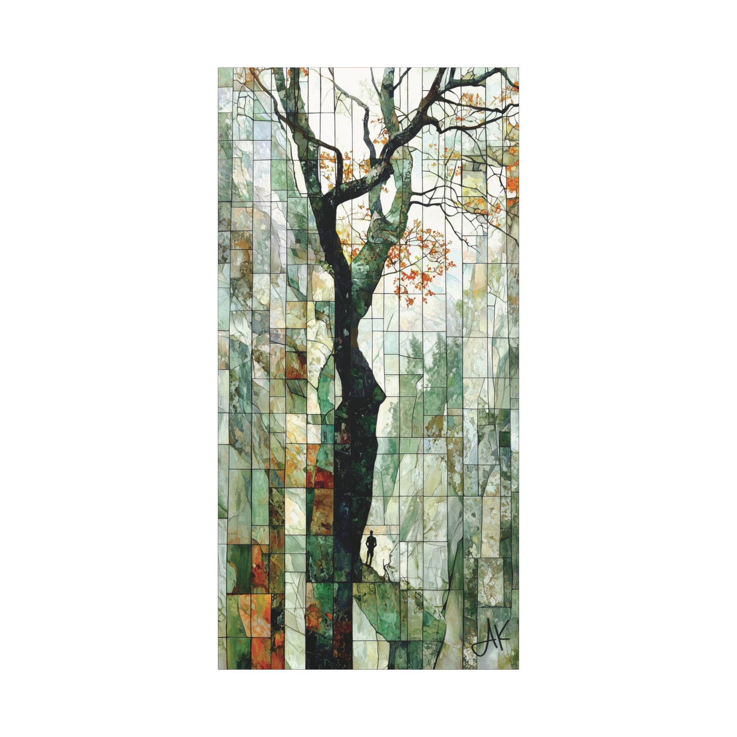 "She Who Will Color the World", Fine Art Matte Canvas, Stretched, 1.25"