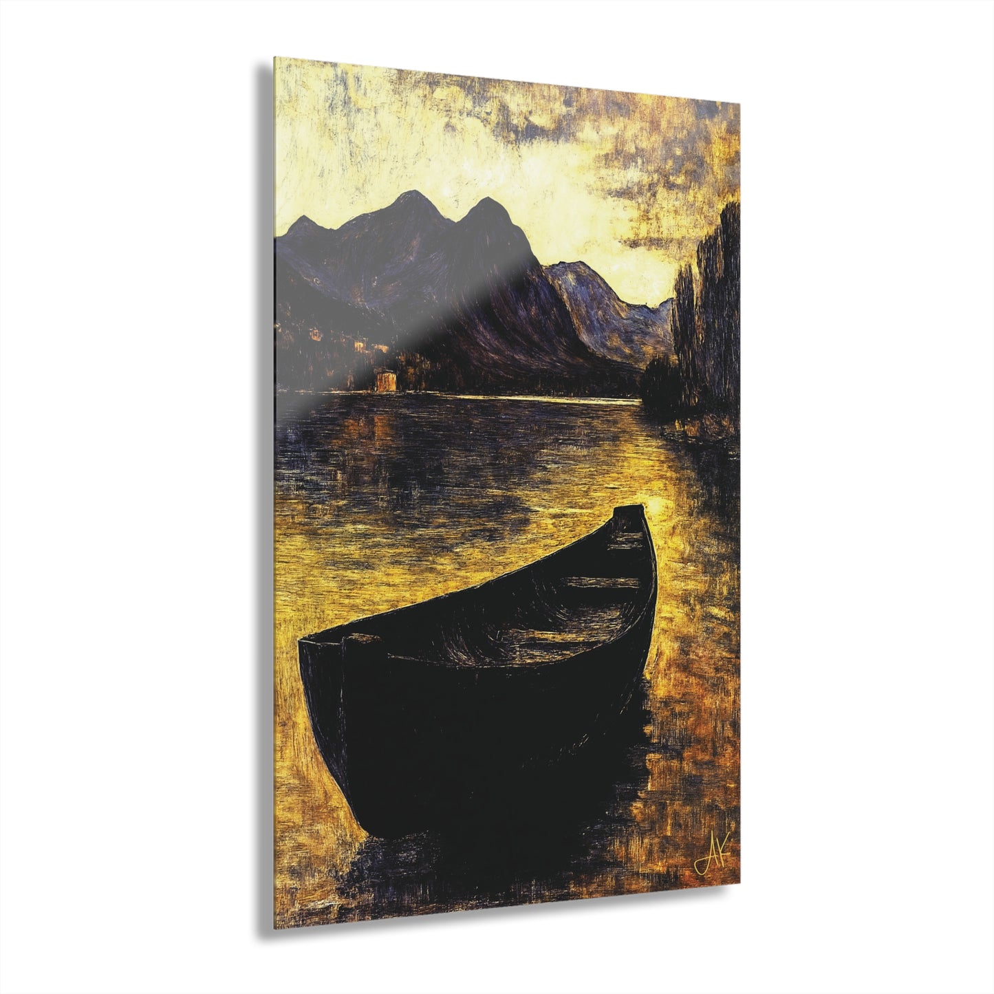 "By Oar and Tide - Ancient Gaelic Highways", Fine Art Acrylic Wall Prints (French Cleat Hanging)