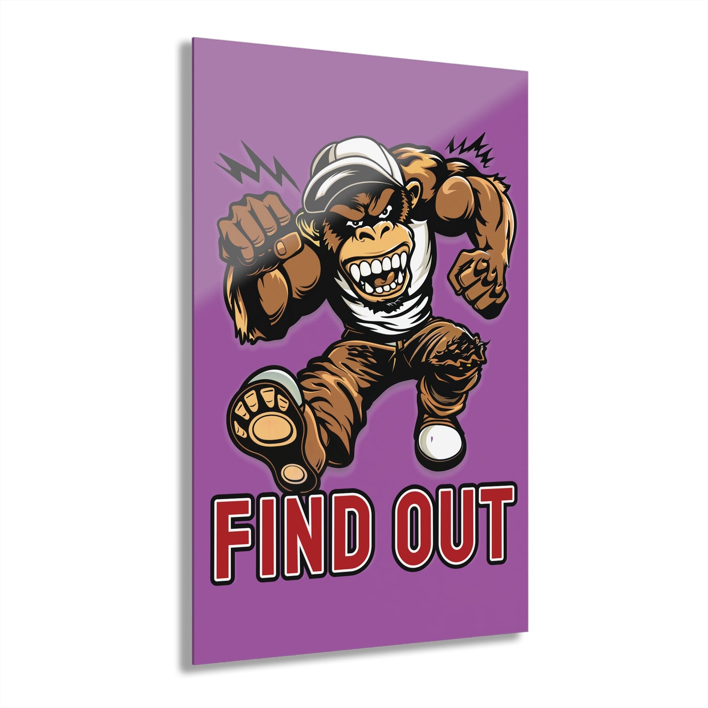 "Find Out", Acrylic Wall Prints (French Cleat Hanging) (Violet Benediction)