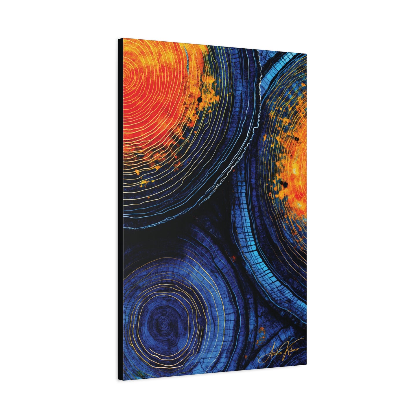 "History's Vibrance", Matte Canvas Fine Art Print