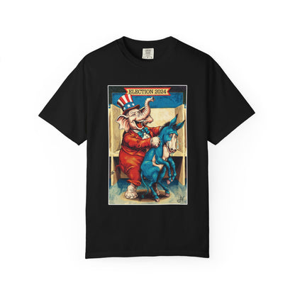 "MAGA Spanked the Donkeys 2024", Unisex T-shirt (Dark Colors)