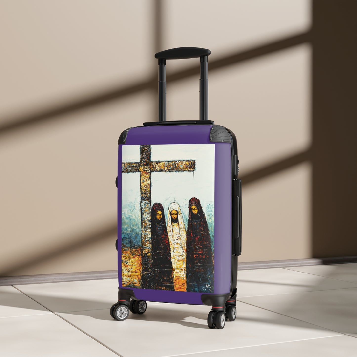 "At-the-Foot of the Cross - John 19:25", Suitcases (Purple)