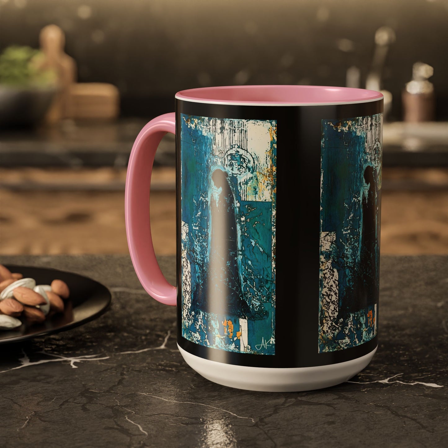 "Behold the Handmaid - Luke 1:38", Colorful Mugs (11oz, 15oz)