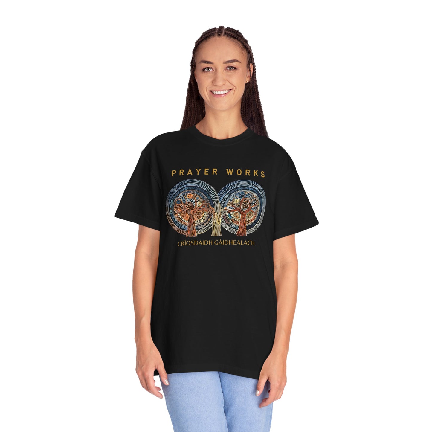 "Prayer Works - Criosdaidh Gàidhealach", Unisex T-shirt