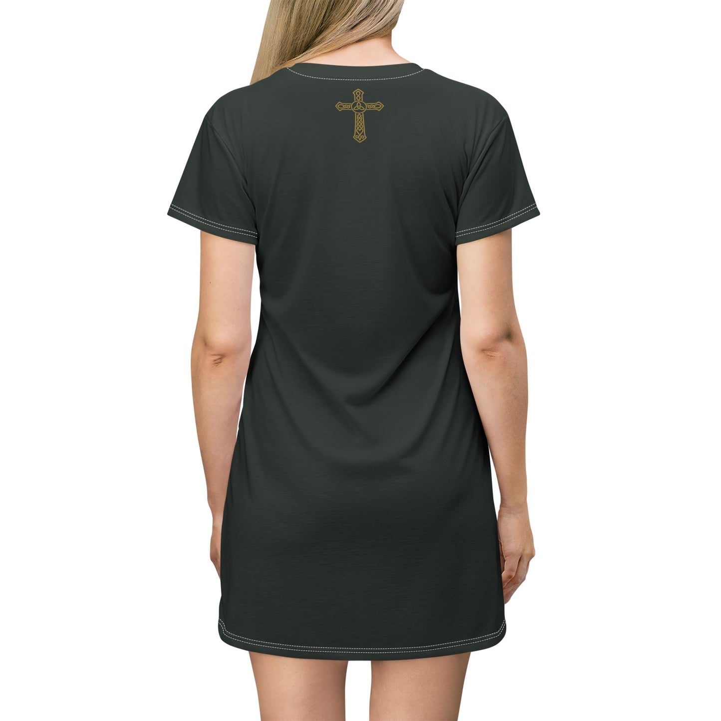 "Clan na Gael - Irish American", T-Shirt Dress (Túath Green)