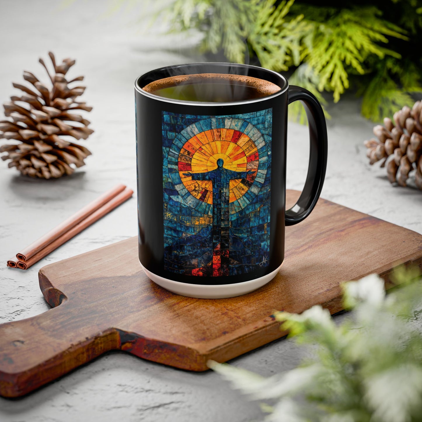 "Alpha and Omega - Revelation 22:13", Colorful Mugs (11oz, 15oz)