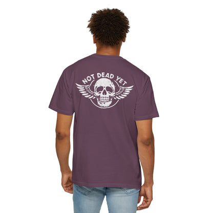 "Not Dead Yet - Winged Skull", Unisex T-shirt