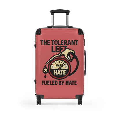 "The Tolerant Left", Suitcase (Faded Cherry)