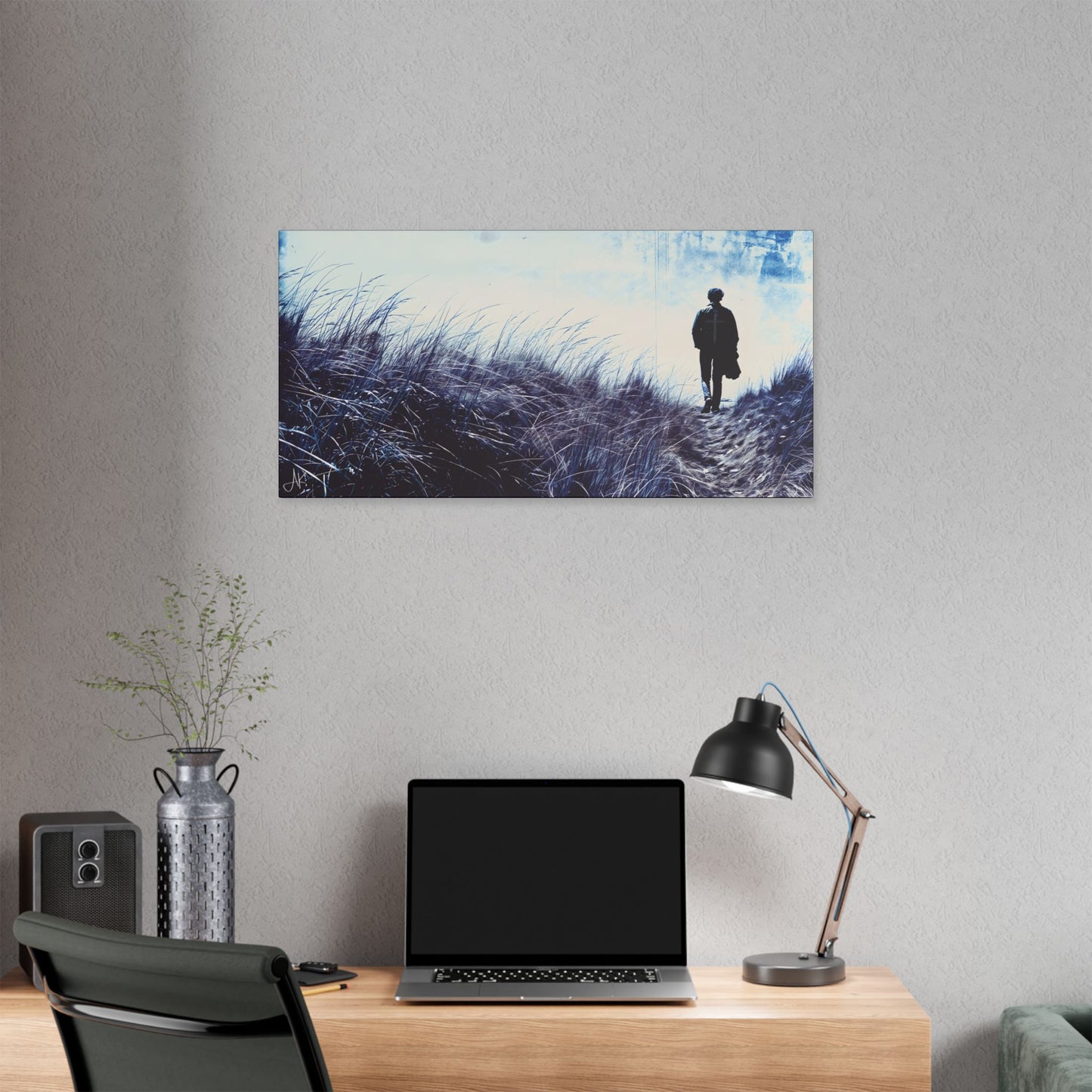 "One Never Walks Alone", Classic Stretched Canvas Fine Art Print